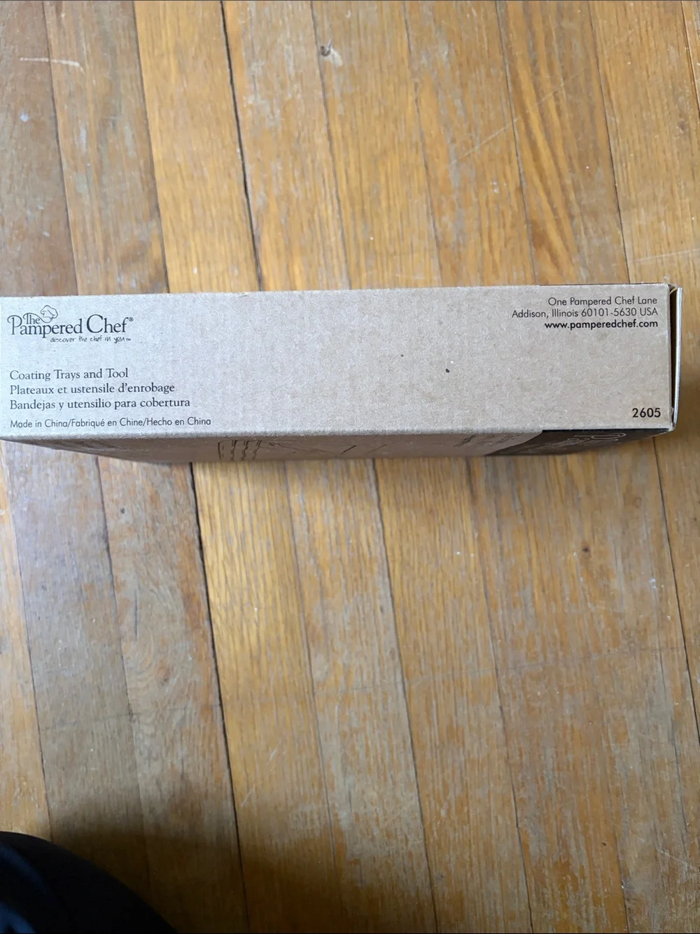 NEW Pampered Chef Brown Kraft Coating Trays and Tool Pack